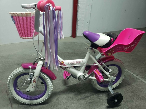 Bicicleta Nena Niña Topmega Princess R12 C/rueditas