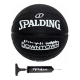 Bola Basquete Spalding Original Downtown Oficial #7 + Bomba