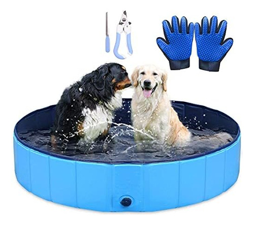 Piscina Plegable Perros, Piscina Portátil Niños, B