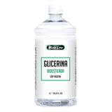 Glicerina Vegetal 100% Bi-destilada Usp Alimentícia 1 Litro