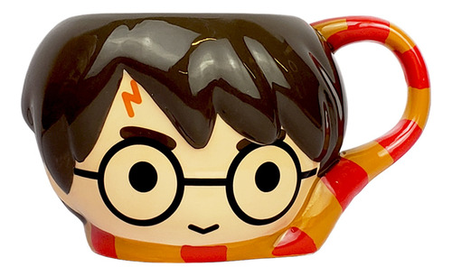 Tarro De Ceramica 3d Cabeza Harry Potter Grande Taza Café