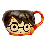 Tarro De Ceramica 3d Cabeza Harry Potter Grande Taza Café