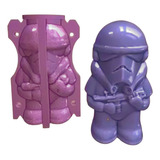 Molde Para Maceta Molde Stormtrooper - Star Wars 10 Cm