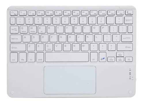 Teclado Bluetootn Recargable Para Pc Cel Mac Panel Tactil