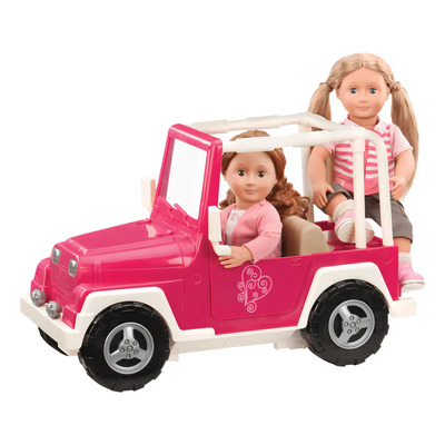 Vehículo 4x4 Rosa Y Blanco Our Generation Muñecas 46cm Blanco | Envío gratis