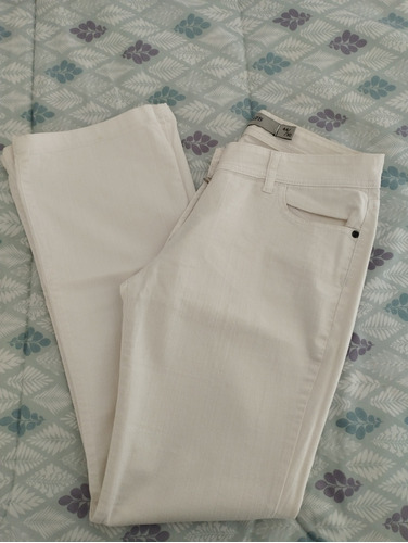 Pantalón De Jeans Ver Mujer Oxford Crudo T 44 