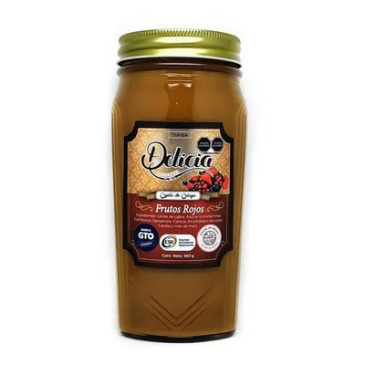 Cajeta De Celaya La Delicia 660grs Frutos Rojos Dulce Leche | Meses sin interés
