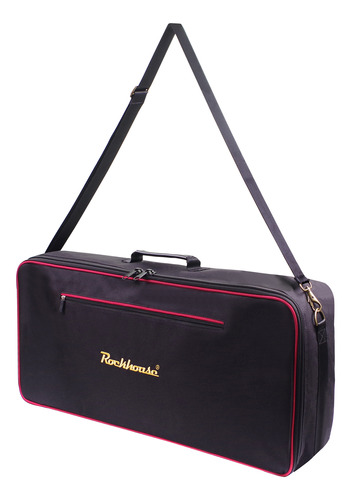 Bolso De Mano De Tela (negro) Con Correa Y Pedal Desmontable