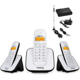 Aparelho Telefone Para Chip Celular Gsm 3g 2 Ramal Adicional