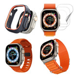 2 Correas Y Funda Film Protectora Para Apple Watch Ultra