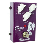 Pedal Classic 800 Fuhrmann Cl01 Roxo Drive Que Relembra Distorção De Um Amplificador Valvulado Cor Roxo