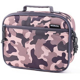 Lonchera Moriox Camo Para Niños, Bolsa Aislante Suave, Minie