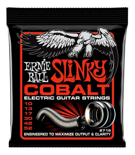 Encordado Electrica Ernie Ball 2715 Slinky Cobalt 10 - Plus