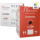 Caixa De Rede Nexans Cat5e Cinza - 305 Metros - 
