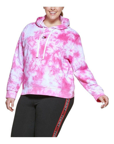 Sudadera Deportiva Tie Dye Mujer Tall Extra 1x - Xxl / 38-40