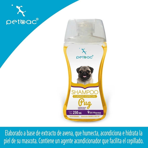 Shampoo Petbac 250 Ml Cuidado Especial Para Raza Específica