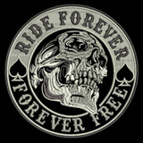 Brasão Patch Bordado Ride Forever, Forever Free Motociclista