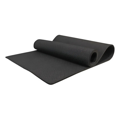Tapete Yoga Fire Sports Portatil Ejercicio Pilates Piso Color Negro | Envío gratis