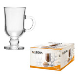 Set 4 Tazas Pequeñas Capuchino Cafe 110 Ml Allegra