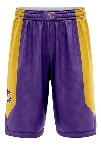  Short Basquet Kapho La Lakers Violeta 2021 Adultos