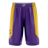  Short Basquet Kapho La Lakers Violeta 2021 Adultos