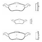 Balata Disco De Freno Gp1 Para Ford Focus 2000