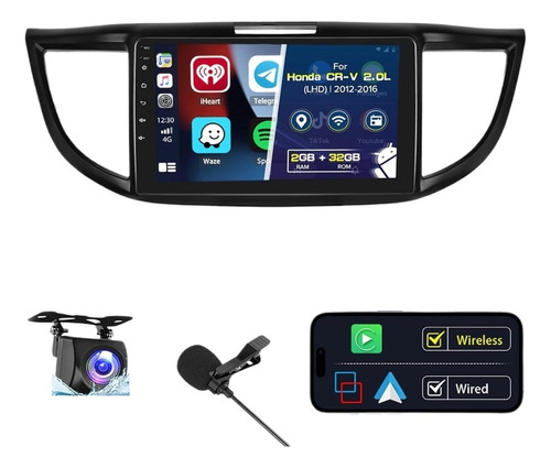 Estereo Honda Crv 2012-2016 Android Carplay Gps 2+32g