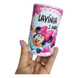 10 Cofrinhos Personalizado Minnie Rosa