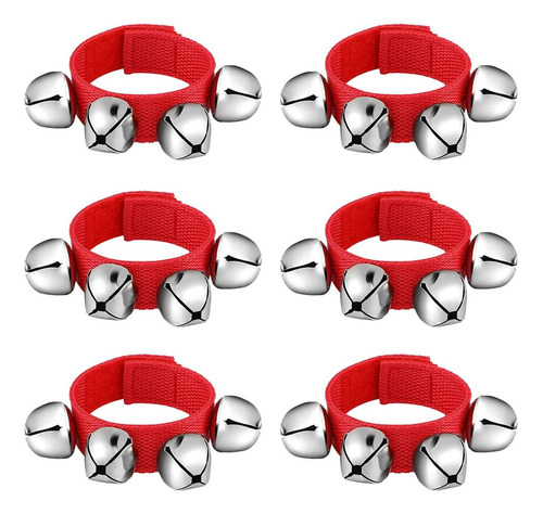 Pulsera De Navidad, Pulseras, Cascabeles Musicales, Rojos