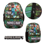 Mochila Iantil Masculina Minecraft Passeio Imediato