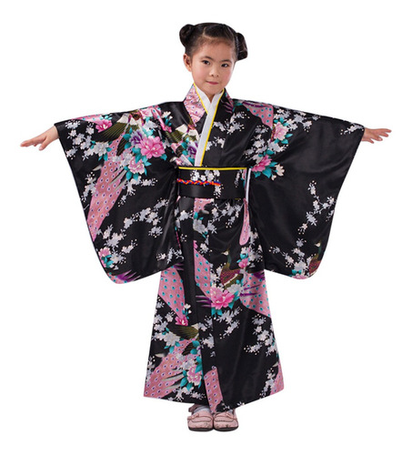 Disfraz De Kimono Japonés Para Niñas 5341