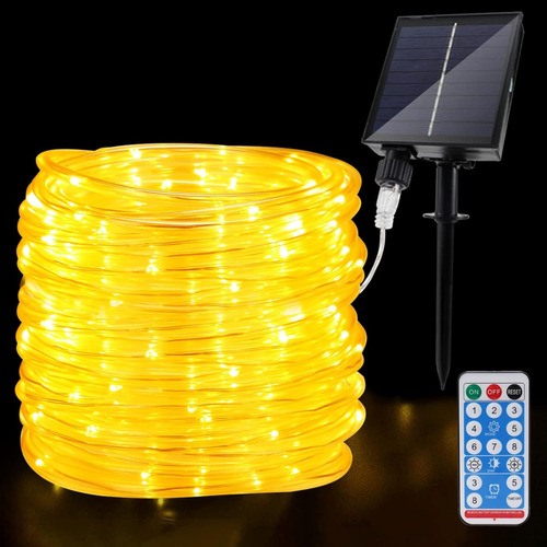 Led Luces Exterior Solares Manguera Serie Luces 22m 200leds