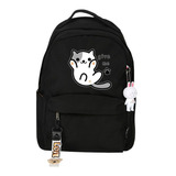 Mochila De Gato De Alta Calidad Neko Atsume Mujeres Kawaii L