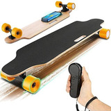 Patineta Electrónica Longboard Eléctrica Mejorada De 35.4 Pu