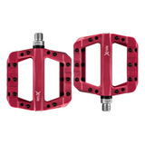 Pedales De Plataforma Para Ciclismo Xride Rojo