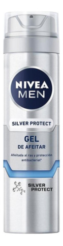 Gel De Afeitar Antibacterial Nivea Men Silver Protect 200ml