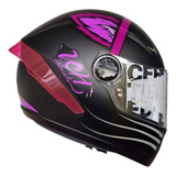  Casco Moto Ich 501 Negro Mate Kitty Mr 