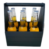 Porta Cervezas Six Pack Madera Porta Botellas / Envio Full