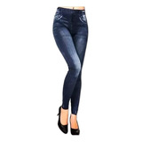 Leggins Jeans Termico Ropa Termica Frio Invierno Tiro Alto!