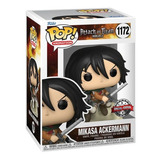 Funko Pop! Attack On Titan - Mikasa Ackerman #1172 Exclusivo