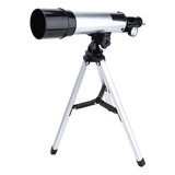 Telescopio Astronómico F36050 Monocular Zoom Profesional Color Plateado