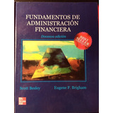 Libro Fundamentos De Administración Financiera Besley