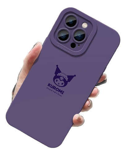 Funda De Teléfono Kuromi Para iPhone 15 14 Pro Max 13 12 Min