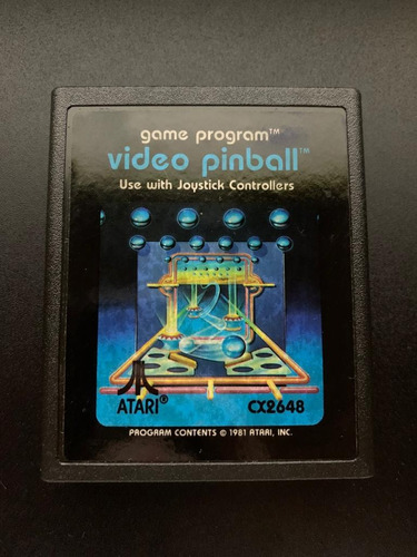 Video Pinball Atari 2600 Cartucho