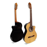 Guitarra Fonseca 39kec Electrocriolla Corte Cuerdas Nylon