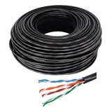 Cable Utp Cat5e 100%cobre Exterior Doble Chaqueta X 100m