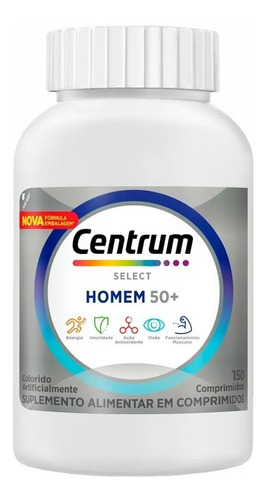 169-centrum Select Homem 50+ 150 Comprimidos Vl-2025