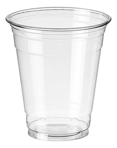 100 Vasos Plastico Reciclable Transparente 500 Cc (16 Oz )