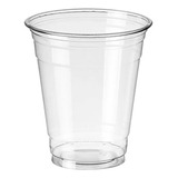 100 Vasos Plastico Reciclable Transparente 500 Cc (16 Oz )