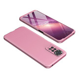 Capa Danet Proteção Premium 360 Fosca Rosa Para Xiaomi Redmi Note Redmi Note 11s E 11t 5g 6.6 De 1 Unidade